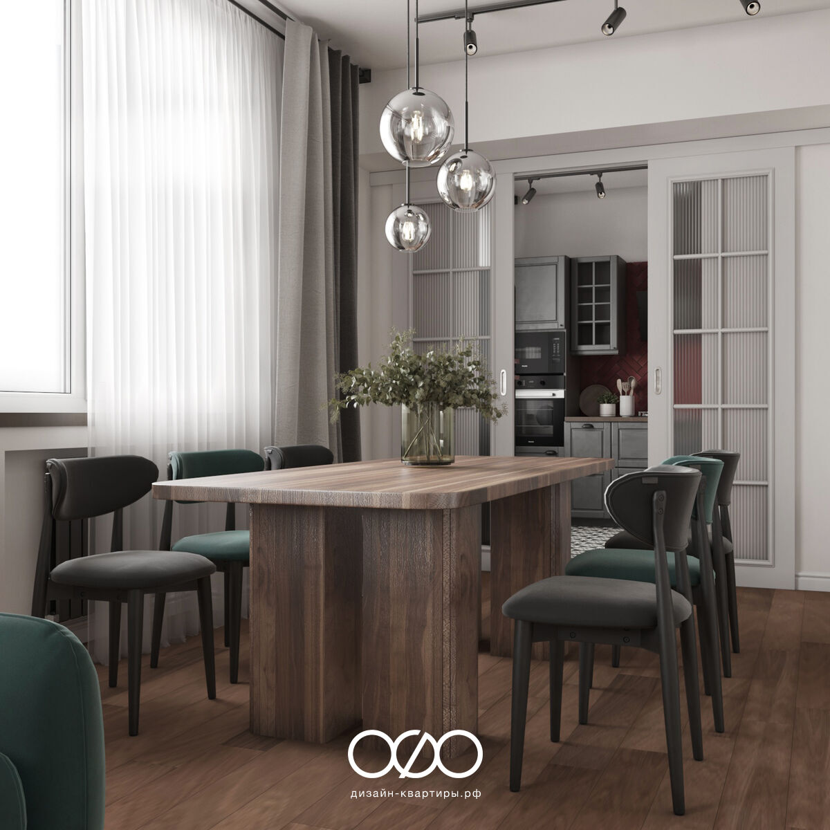 Дизайн двух&shy;комнатной квартиры 50 кв м