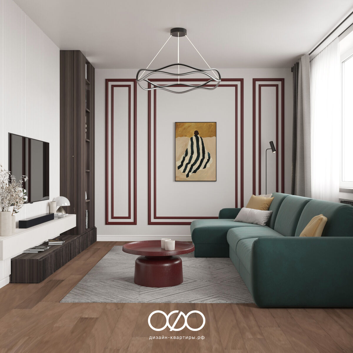 Дизайн двухуровневой квартиры 150 м² в Москве. Удобная планировка, лестница, яркие акценты и продуманный интерьер для семьи с детьми.