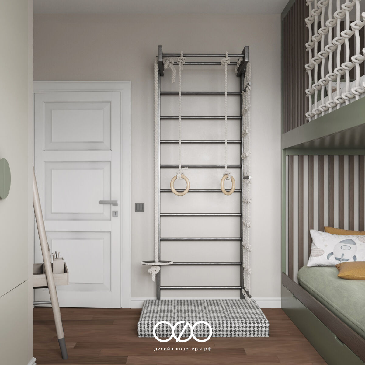 Дизайн двухуровневой квартиры 150 м² в Москве. Удобная планировка, лестница, яркие акценты и продуманный интерьер для семьи с детьми.