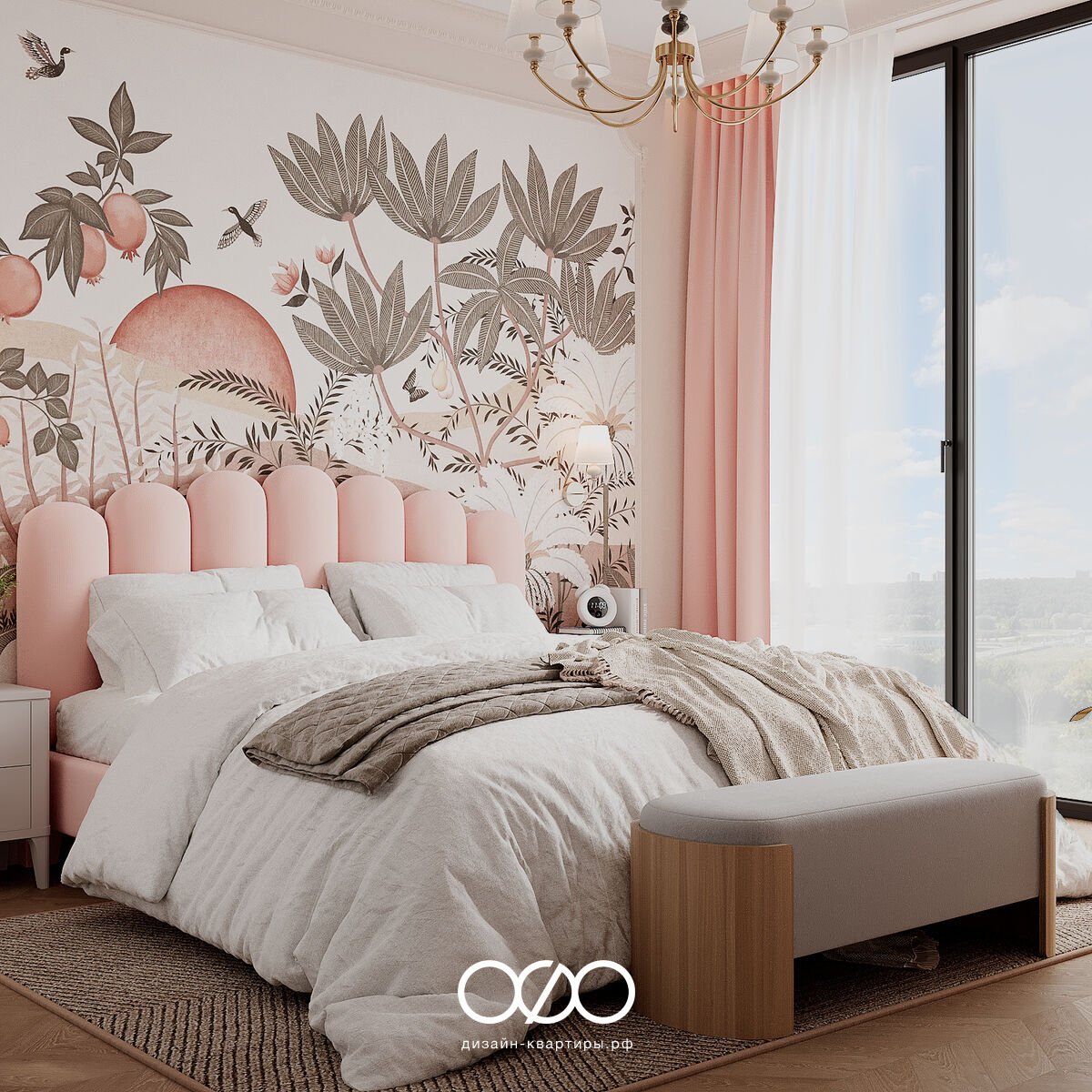 Дизайн двух&shy;комнатной квартиры 50 кв м